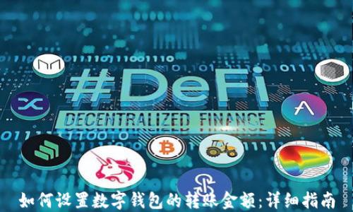 
如何设置数字钱包的转账金额：详细指南